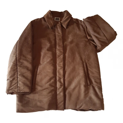 Pre-owned Krizia Coat In Brown