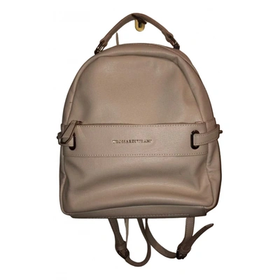 Pre-owned Trussardi Backpack In Pink