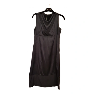 Pre-owned Liviana Conti Silk Dress In Grey