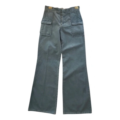Pre-owned Chloé Large Pants In Blue