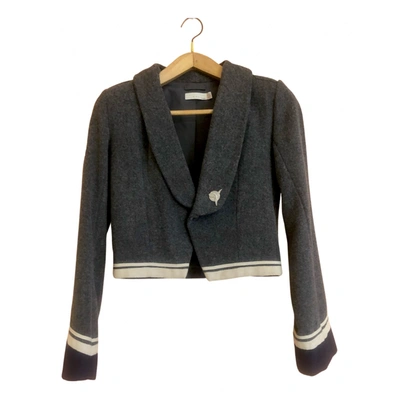 Pre-owned Stella Mccartney Wool Short Vest In Grey