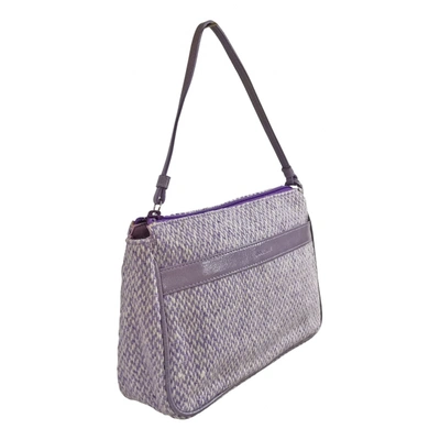 Pre-owned Jill Stuart Tweed Handbag In Purple