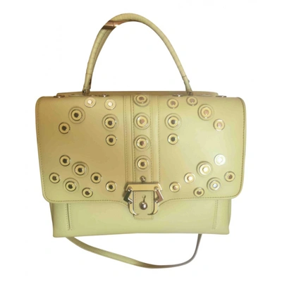Pre-owned Paula Cademartori Leather Handbag In Yellow