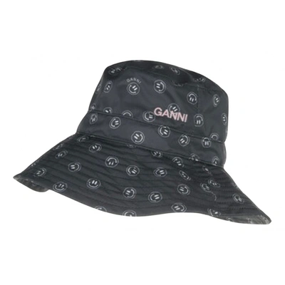 Pre-owned Ganni Hat In Grey