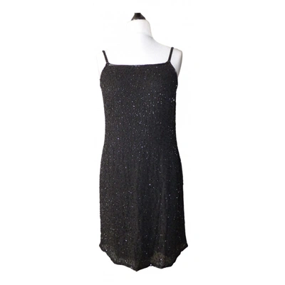 Pre-owned One Step Mid-length Dress In Black