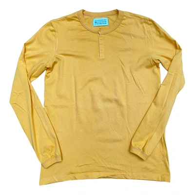 Pre-owned Maison Margiela T-shirt In Yellow