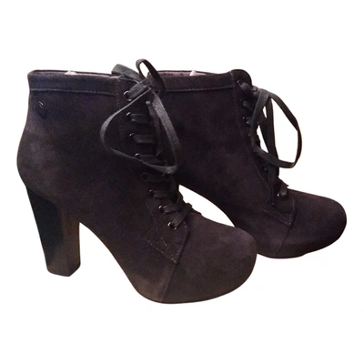 Pre-owned Replay Ankle Boots In Grey