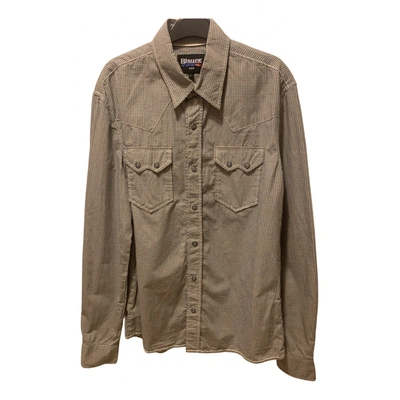 Pre-owned Blauer Shirt In Brown