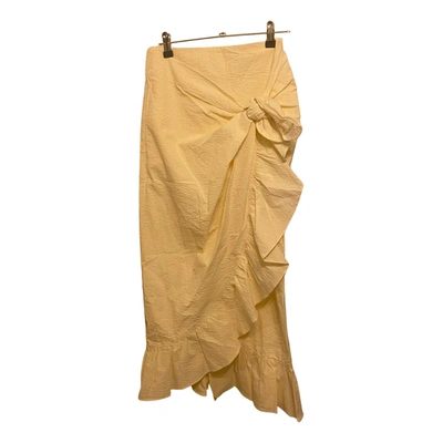 Pre-owned Vivetta Mid-length Skirt In Yellow