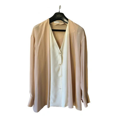 Pre-owned Vionnet Silk Blouse In Pink