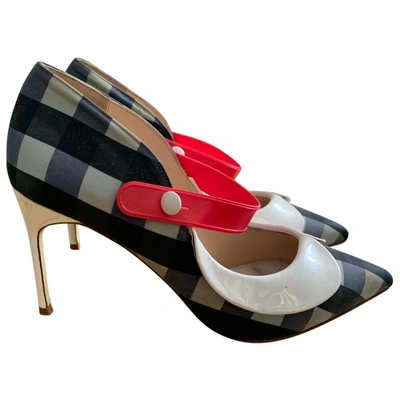 Pre-owned Giannico Leather Heels In Multicolour