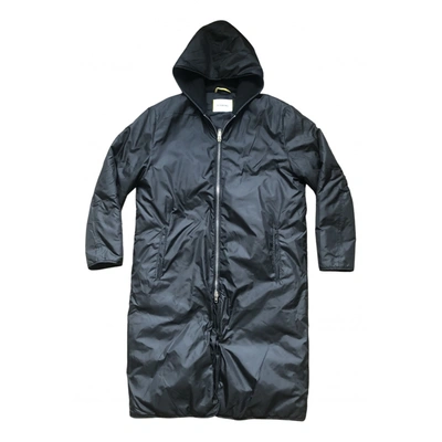 Pre-owned Iceberg Cloth Puffer In Black