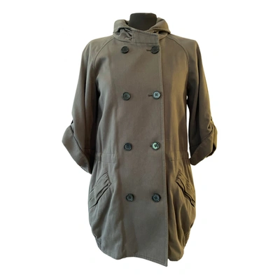 Pre-owned Mauro Grifoni Coat In Anthracite