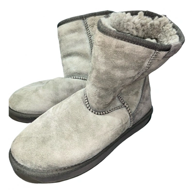 Pre-owned Emu Australia Snow Boots In Grey