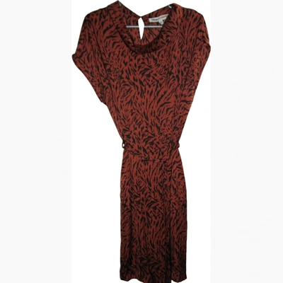 Pre-owned Clements Ribeiro Mid-length Dress In Brown