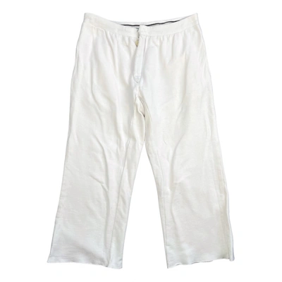 Pre-owned Carol Christian Poell Trousers In White