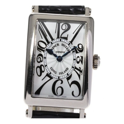 Pre-owned Franck Muller White Gold Watch In Silver