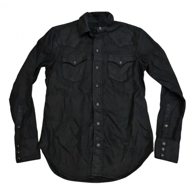 Pre-owned Polo Ralph Lauren Silk Shirt In Black