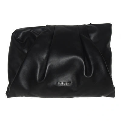 Pre-owned Ambush Leather Handbag In Black