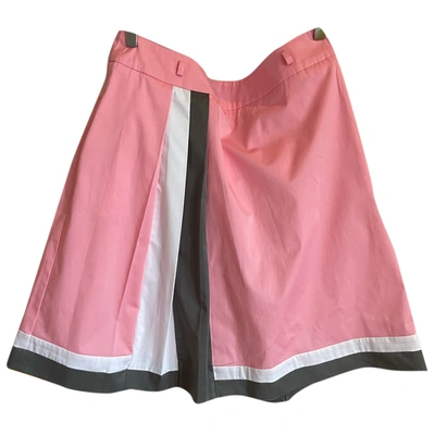 Pre-owned Moschino Love Mid-length Skirt In Pink