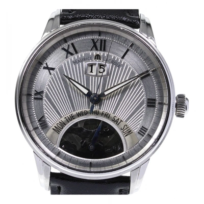 Pre-owned Maurice Lacroix Watch In Silver