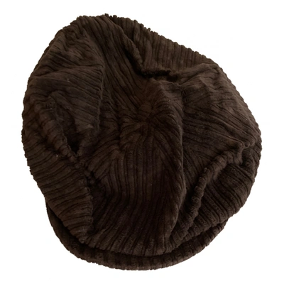 Pre-owned Dolce & Gabbana Hat In Brown