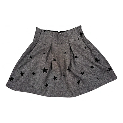 Pre-owned Zoe Karssen Mini Skirt In Silver