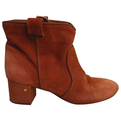 Pre-owned Laurence Dacade Ankle Boots In Camel