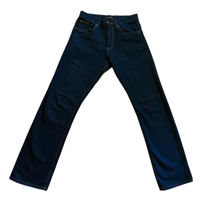 Pre-owned Pierre Cardin Straight Jeans In Blue