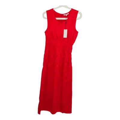 Pre-owned Helmut Lang Mid-length Dress In Red