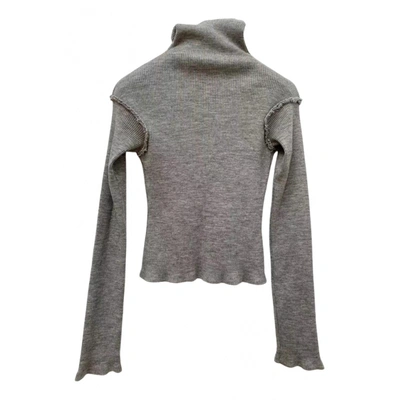 Pre-owned D&g Wool Sweatshirt In Grey