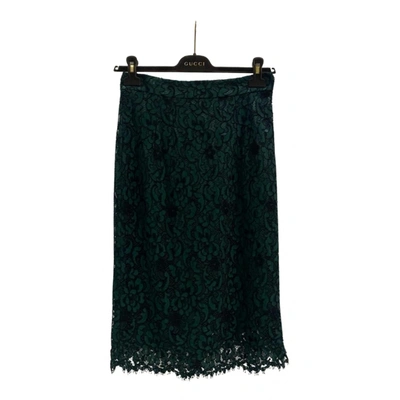 Pre-owned Dolce & Gabbana Mid-length Skirt In Green
