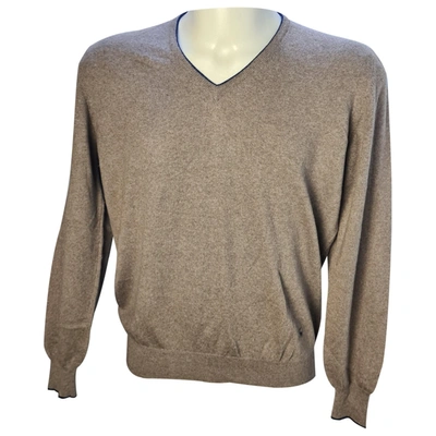 Pre-owned Fay Wool Pull In Beige