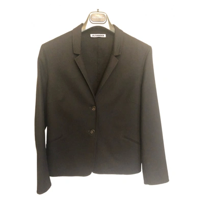 Pre-owned Jil Sander Cashmere Jacket In Black