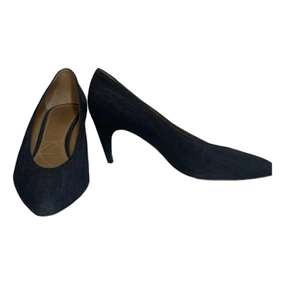 Pre-owned Isabel Marant Cloth Heels In Blue