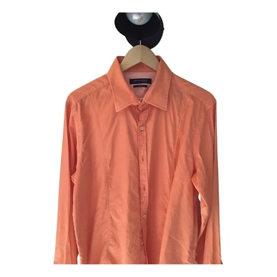 Pre-owned Guess Shirt In Orange
