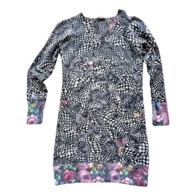 Pre-owned Paul Smith Wool Mini Dress In Multicolour