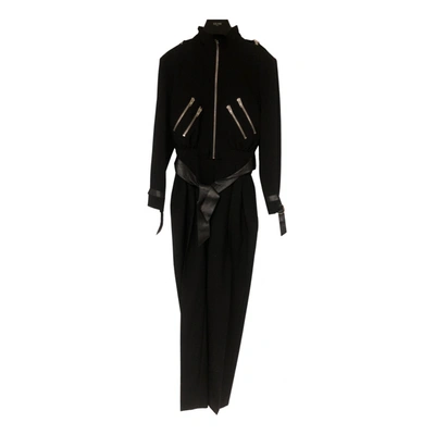 Pre-owned Celine Wool Jumpsuit In Black