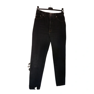 Pre-owned Guess Boyfriend Jeans In Anthracite
