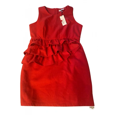 Pre-owned Molly Bracken Mid-length Dress In Red