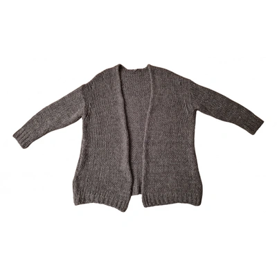 Pre-owned Dixie Wool Cardigan In Anthracite