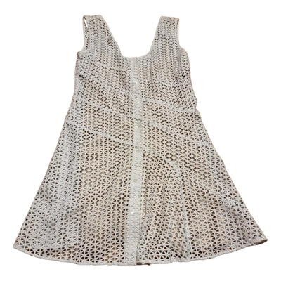 Pre-owned Sonia Rykiel Mini Dress In White