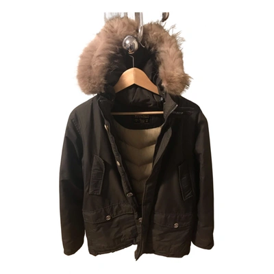 Pre-owned Woolrich Parka In Brown