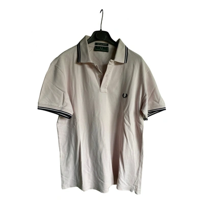 Pre-owned Fred Perry Polo Shirt In Pink