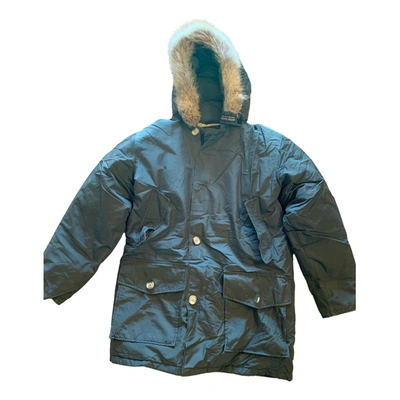 Pre-owned Woolrich Caban In Green