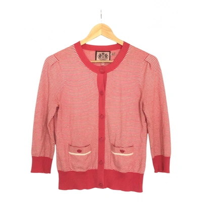 Pre-owned Juicy Couture Cardigan In Pink