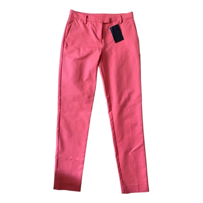 Pre-owned Moncler Carot Pants In Pink