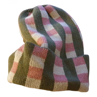 Pre-owned Danielapi Wool Beanie In Multicolour