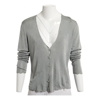 Pre-owned Versace Cardigan In Grey