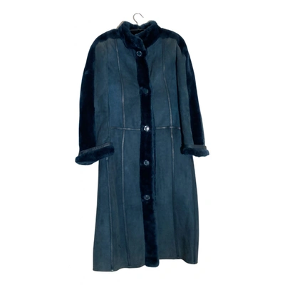 Pre-owned Dior Coat In Blue